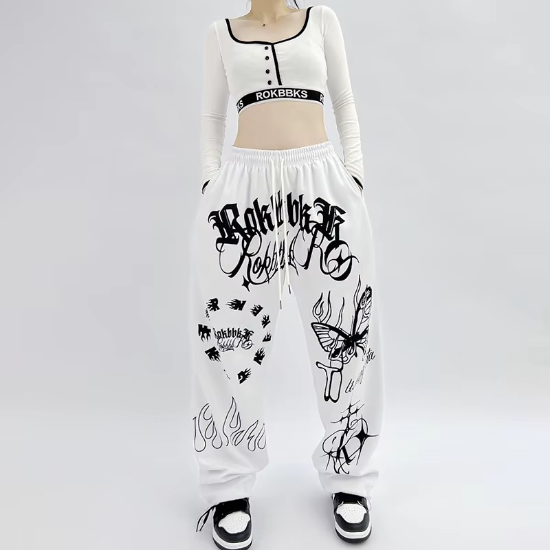 Driftal Street Style Print Pants