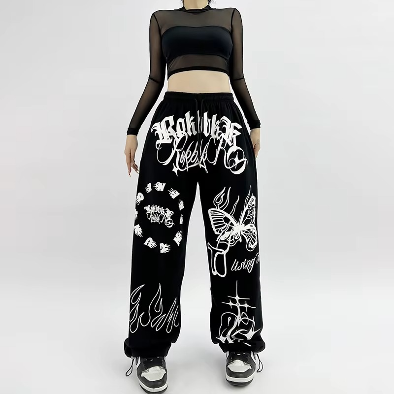 Driftal Street Style Print Pants