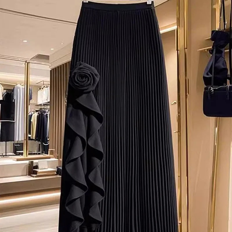 Florene Elegant Pleated Skirt