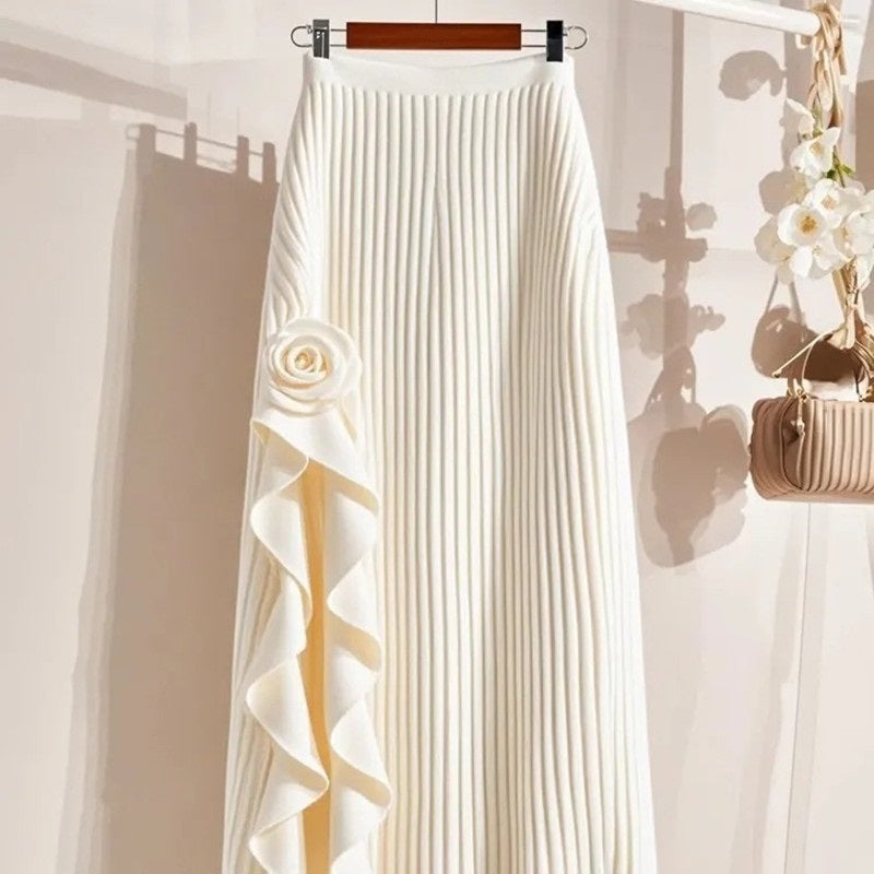Florene Elegant Pleated Skirt