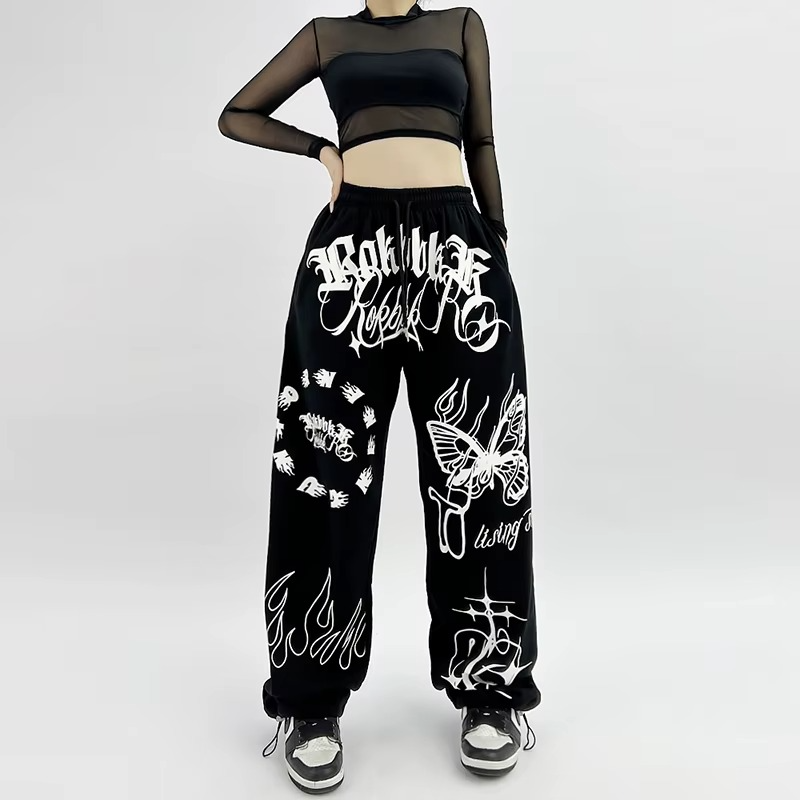 Driftal Street Style Print Pants